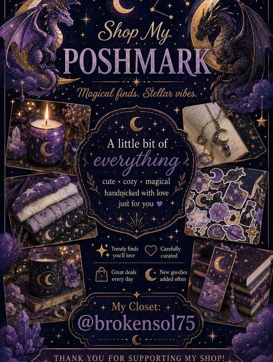 my flyer Tops - Shop My Poshmark  .. Like And Share!!💜💜💜💜🖤🖤💜💜💜💜